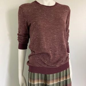 Wilfred Wine Coloured Light Long Sleeved Tee